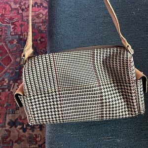 Polo by Ralph Lauren Black and White Houndstooth Bag